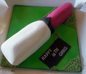 Cricket Bat Birthday Cake